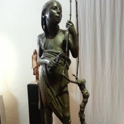 Il Vignarolo 1953-1954  scultura bronzea