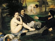 Colazione sull’erba  (Le déjeuner sur l'herbe) . É Manet