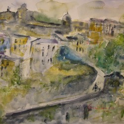 Verso Città Alta, Mura di San Lorenzo