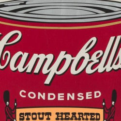 Campbell's Soup Hot Dog Bean, Andy Warhol (dettaglio)