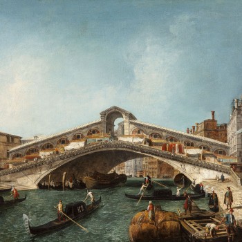 Michele Marieschi, Il Ponte di Rialto (particolare)