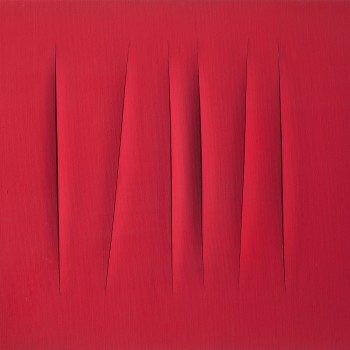 Fig 27- Concetto spaziale, Attese, Lucio Fontana