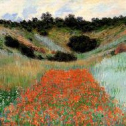 C.Monet, Campo di papaveri vicino a Giverny