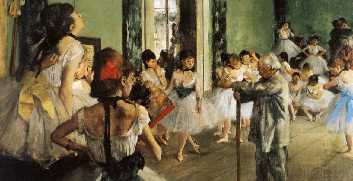 E. Degas, La lezione di danza  1873-1875